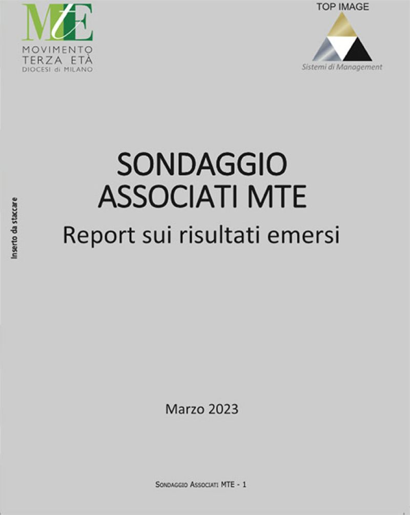 Sondaggio Associati MTE – Report sui risultati emersi, marzo 2023