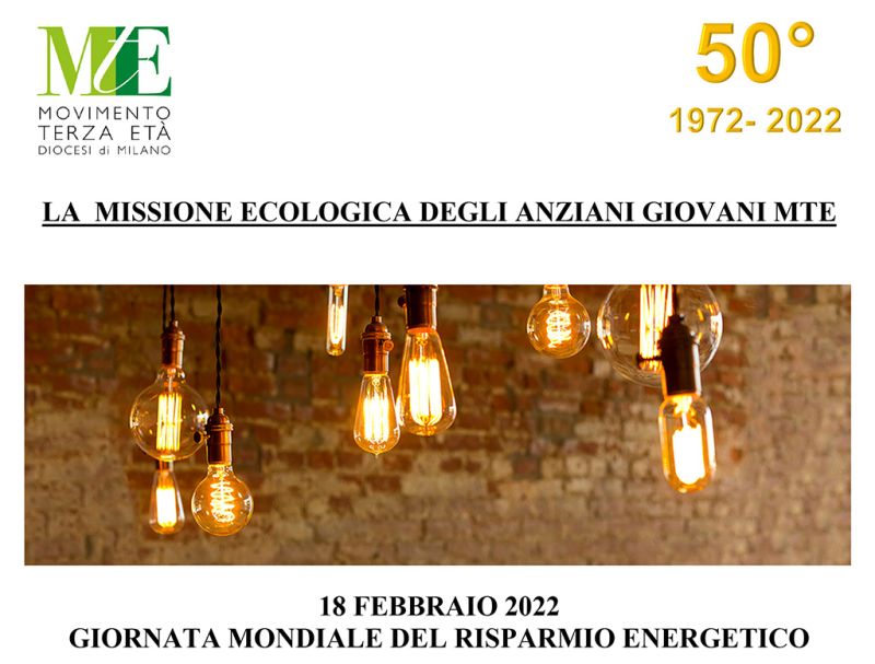 Giornata Mondiale Risparmio Energetico 2022