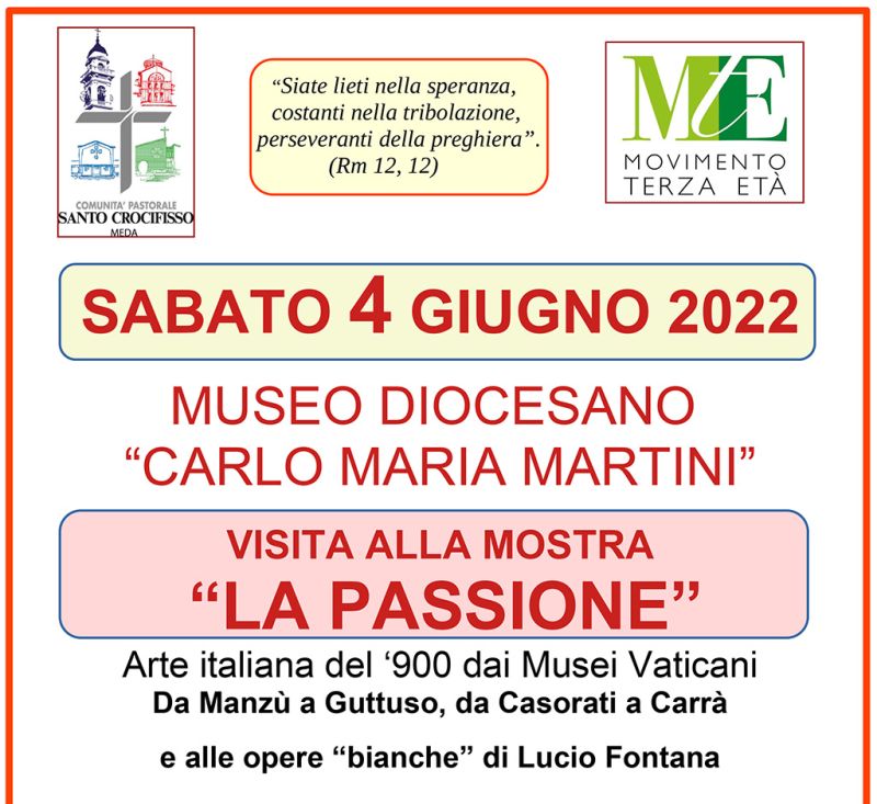 Meda – Visita mostra La Passione