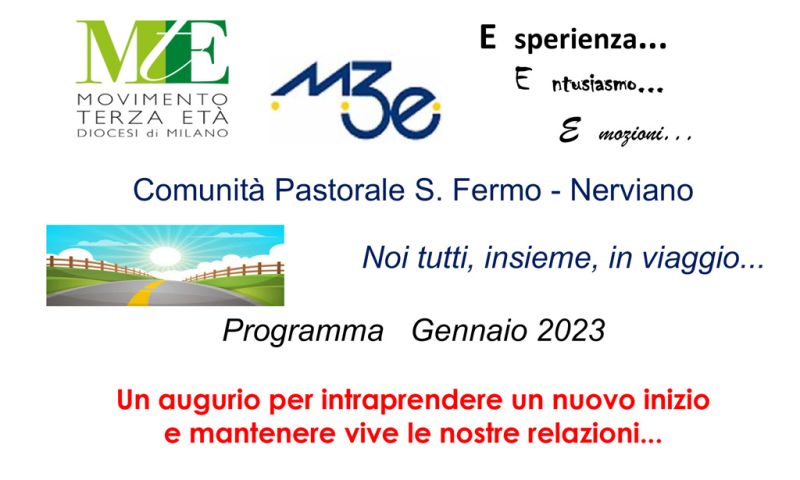 Nerviano: programma Gennaio/Febbraio 2023