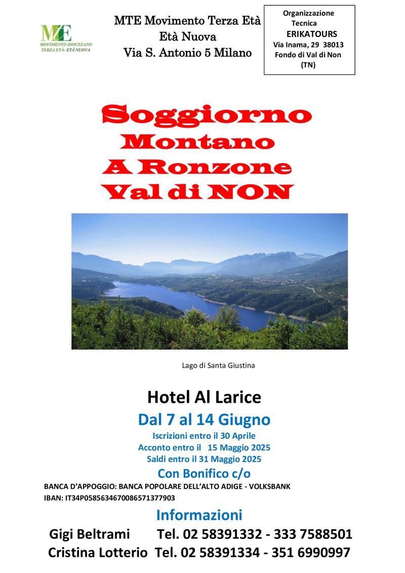 VACANZE A RONZONE