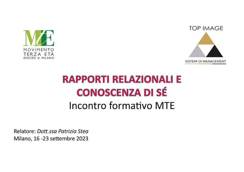 Formazione Culturale ed Educativa MTE 2023