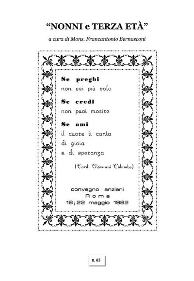 Nonni e Terza Età (Libro)