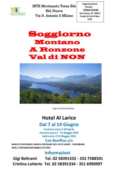 VACANZE A RONZONE