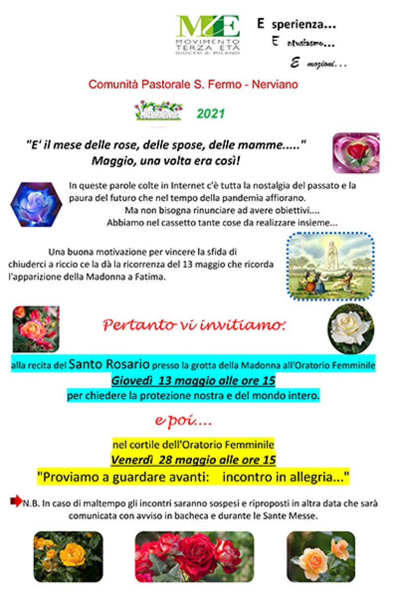 Nerviano – Programma maggio 2021