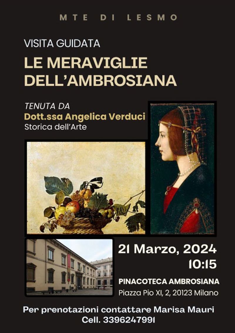 Visita alla Pinacoteca Ambrosiana (Gruppo Lesmo)