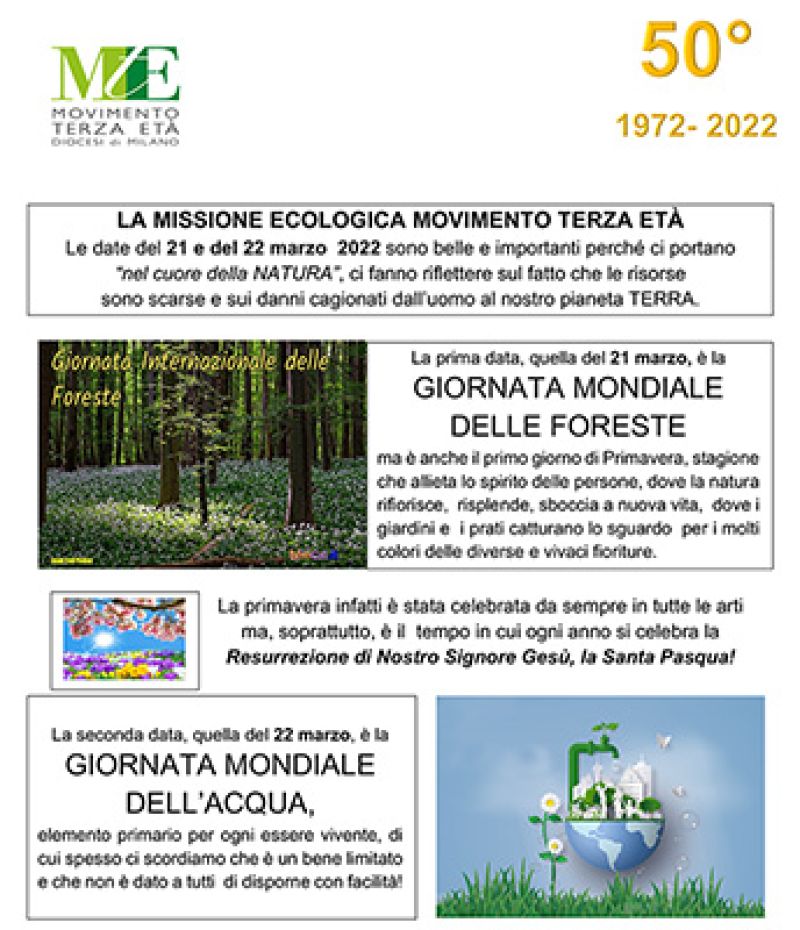 Missione Ecologica MtE – marzo 2022