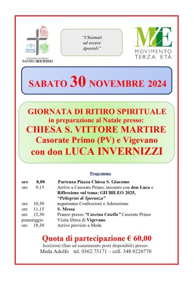 Giornata di Ritiro Spirituale