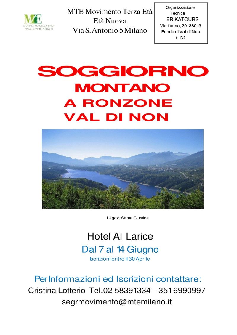 VACANZE A RONZONE