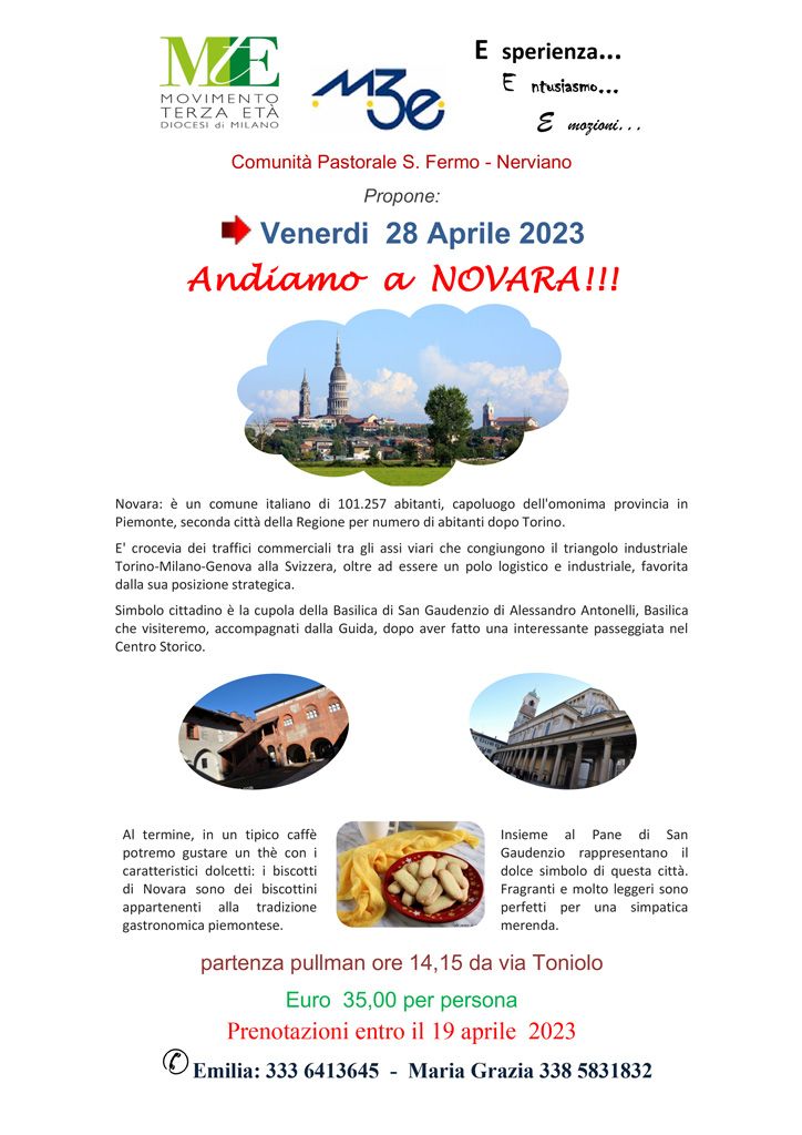 Nerviano: visita a Novara