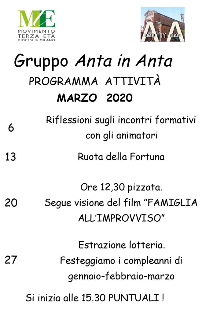 “Anta in Anta” – S.Andrea – Milano