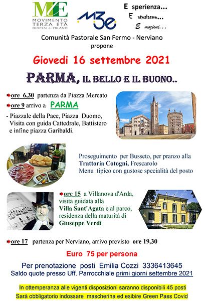 Nerviano – a Parma…